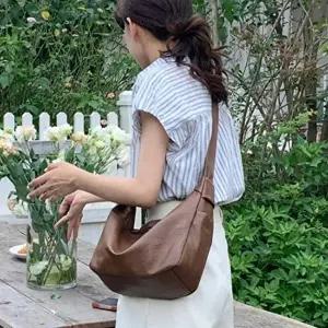 캐쥬얼 외출 바구니 가방 숄더백코디 캔버스가방-WFNTZPK