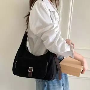 여자캔버스가방 대학생 일상 학원모임-WFNTZPN