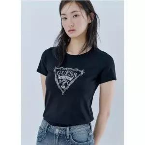 게스 YQ2K2430 여성 빅 블링 삼각 반팔티 492563