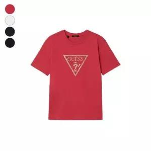 게스 MQ2K8434 [CORE] 블링블링 빅삼각 반팔티셔츠 492211