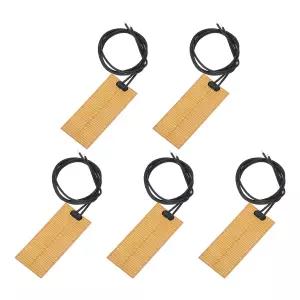 MECCANIXITY 5pcs 히터 필름 히팅 플레이트 15W 24V 폴리이미드 히트 패드 접착 PI 소자 94mm x 일정