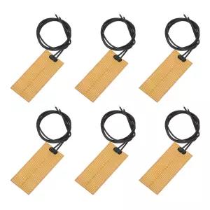 MECCANIXITY 6pcs 히터 필름 히팅 플레이트 15W 24V 폴리이미드 히트 패드 접착 PI 소자 94mm x 일정