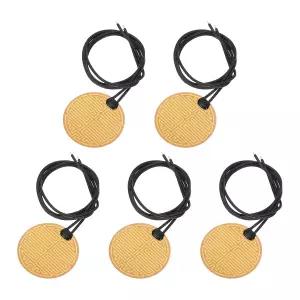 메카닉스티 5pcs 히터 필름 히팅 플레이트 8W 5V 폴리이미드 히트 패드 접착 PI 소자 50mm 다이아 스트립