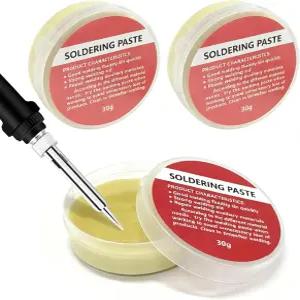 칩 PCB 마더보드 전자제품 휴대폰 가전제품 용접(3PCS/30g)을 위한 30g 납땜 플럭스 로진 페이스트 납 없음
