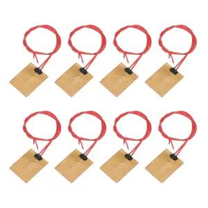 MECCANIXITY 8pcs 히터 필름 히팅 플레이트 1W 5V 폴리이미드 히트 패드 접착 PI 소자 40mm x 일정 온도용