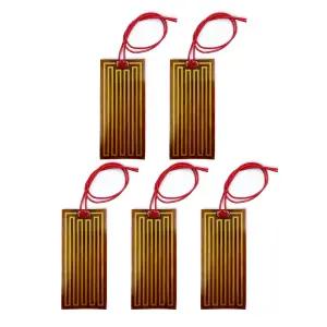 YYSOLDER 5PCS 필름 히터 플레이트 45mmx100mm 24v 30w 접착 패드 플렉시블 폴리이미드 PI 발열체