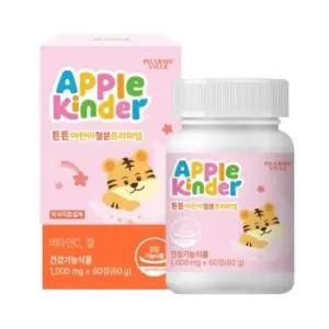 애플트리 애플킨더 튼튼철분 프리미엄 어린이 성장기 블루베리맛 60정