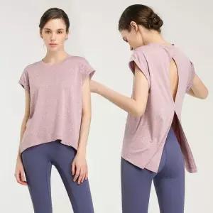 자유로운 움직임 편안 착용감 펀칭백 요가 반팔 헬스복