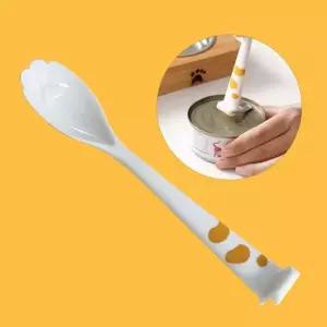 친절한탄씨 WL 일본산 타나베 고양이 캔오프너 겸용 스푼 고양이스푼 캔따개 통조림오프너 통조림따개