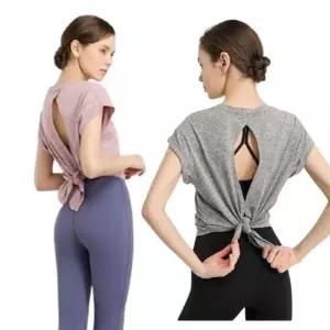 여성 요가복 펀칭백 반팔 1P 필라테스 헬스 운동복 요가반팔