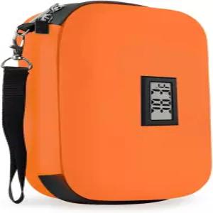 베리파인 쿨러 여행용 케이스 TSA 승인 스팩 2 × 80g 온도 표 있는 냉장 품 케이스(오렌지색)