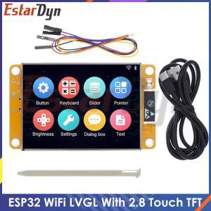 및 32 LCD 터치 보드 화면 모듈 2 WIFI 개발 WROOM이있는 8 Arduino 2 인치 블루투스 디스플레이 TFT 8 LVGL 240*320 스마트