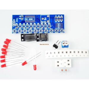 빛 키트 7 흐르는 CD40 빛 물 NE555 모듈 LED DIY