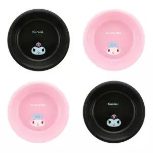 [콩심팥심]스케이터 마이멜로디 쿠로미 그릇 4종 세트