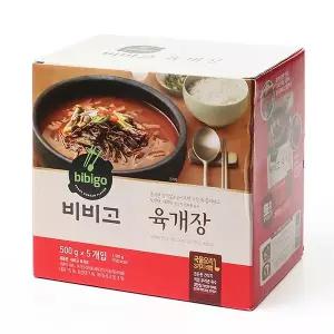 비비고 육개장 500g x 5개