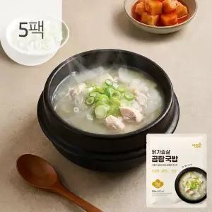 맑은 닭가슴살 곰탕 국밥 200g 5팩