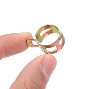 고온 스테인리스 스틸 용수스틸 클립 패스너 튜브 클램프  오일 라인 워터 호스 파이프 아연 도금  10 개 5