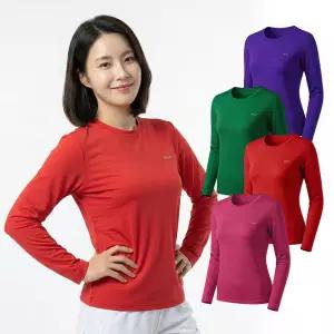모렉스 여성 메가 여름 아이스 냉감 긴팔 티셔츠 스판 쿨링 등산 골프 이너웨어 452