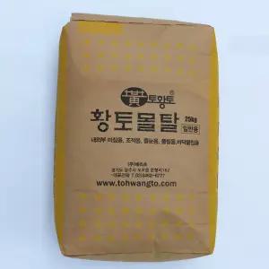 토황토 황토몰탈25kg (다용도일반용) 내외부 황토미장용 조적용 품칠용