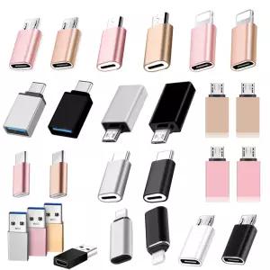 아이폰8핀 마이크로5핀 USB3.0 C타입변환젠더 OTG 젠더 애플 라이트닝 젠 더 변환잭