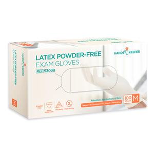 유한킴벌리 핸즈키퍼 천연 라텍스 장갑 100매 의료용 진료용