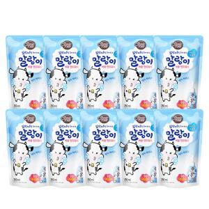 말랑이 버블 핸드워시 화이트우유 리필 250ml 10개