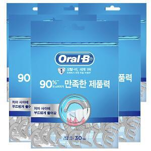 오랄비 C자형 치실 30개입 X 6개