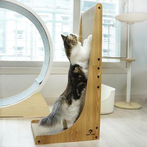 네네린도 우드 수직 월 스크래쳐