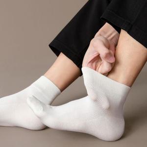 61sec no.323 통풍잘되는 땀안차는 메쉬 양말 발냄새 안나는 여성 남성 땀흡수 중장목양말 무지 발목