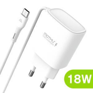 모디스 18W 퀵차지 3.0 삼성 C타입 케이블 일체형 고속 충전기/휴대폰 갤럭시 아이폰15 핸드폰 급속 어댑터