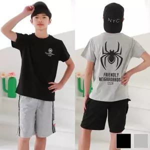 [제이키드주니어] 스파이더반팔티셔츠 주니어의류