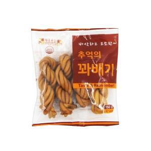 에코푸드 추억의 꽈배기 150g 옛날 과자 스낵