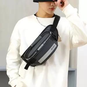 남자 슬링백 여행용 메신저백 웨이스트백 힙색 허리가방 미니 힙백 보조가방 스포츠 등산 ECN-187