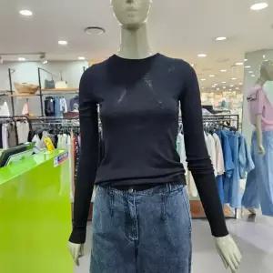 시슬리/애플아울렛/모100% 베이직 라운드 티셔츠 SATSA3341