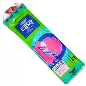 (주)캠크린환경/대한민국 대표 고무장갑 /태화/꽃밴/L/대/10장1SET