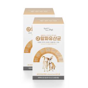 알파유산균 강아지 고양이 반려동물 영양제 충치억제 소화효소 60억 생균 4세대 포스트바이오틱스