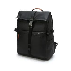 [롯데백화점]헤지스ACC [헤지스/쇼핑백][ASTER] 블랙 롤탑 백팩 HJBA4E872BK