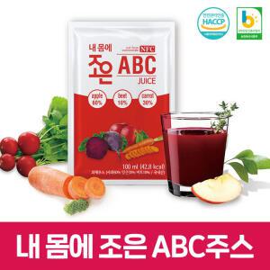 [우체국쇼핑] 물 한방울 섞지 않은 내 몸에 조은 ABC 주스 100ml X 30포