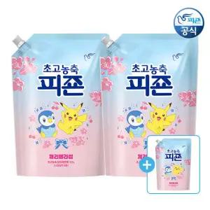 [본품 1개 더 증정] 피죤 섬유유연제 체리블라썸 1.3L리필x2개 (총3개)