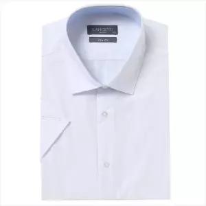 [란체티](김해점) 남성 시원한  여름 화이트/블루 반소매 슬림핏 셔츠 LZRTC76WH외1