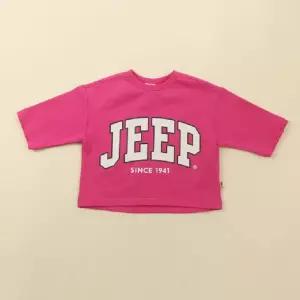 [지프키즈] 여아 빅지프 7부 맨투맨 KN2TSF875 핑크 그레이