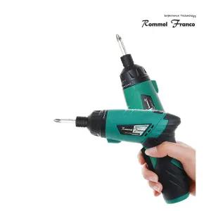 롬멜프랑코 충전식 미니 무선 전동 스크류 드라이버 드릴세트 아이콘플러스