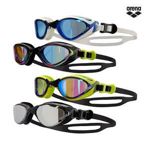 아레나 A4AC2AG14 AGL-1400ME/트레이닝 미러 일체형패킹 수경/수영물안경