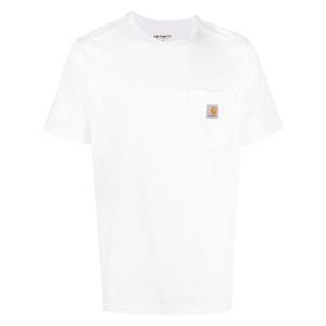 [럭스댓] 국내 칼하트 I030434 포켓 로고 패치 반팔 티셔츠