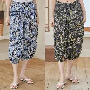 디노바시 풍기인견 나염 7부 몸빼바지