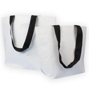 리유저블백(대)오픈형 쇼퍼백 보조가방 타포린백 방수백