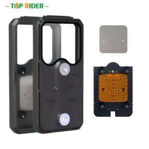 탑라이더 배달대행 오토바이 핸드폰 자석 열선 방수케이스 고속충전 온오프스위치 전기종호환 딱판 찍판