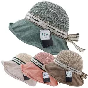 [navid1]UV차단 와이어챙 여름 니트 벙거지 엄마 중년 여성 시원한 버킷햇 모자/AN-N50