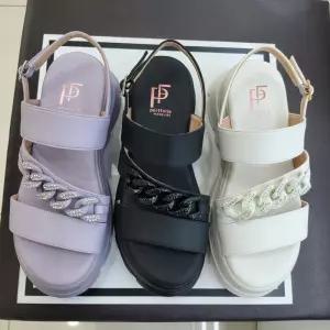 [에스콰이아][행복한백화점][에스콰이아]영에이지 6센치 통굽 워커창 쿠션업 샌달 PFEMSD670