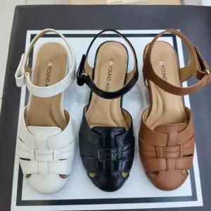 [에스콰이아][행복한백화점][에스콰이아]여성 영에이지 몰드창 통굽 무소음 스트랩 샌달